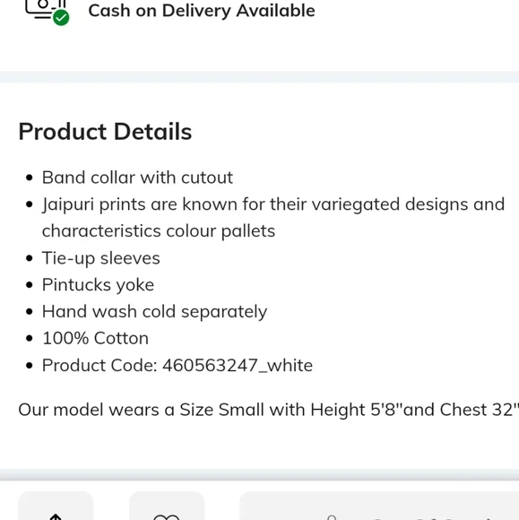 Inde Rooh Jaipuri Print Cotton A Line Maxi Dress Size Small - Picture 5 of 11